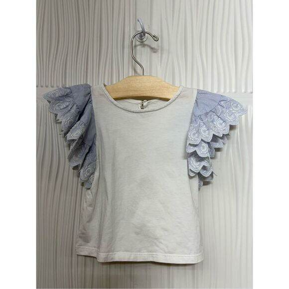 Chloe Designer Girls Puff Sleeve Blouse - Picture 1 of 10